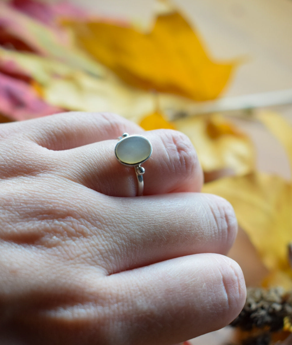 Mother Of Pearl Ring