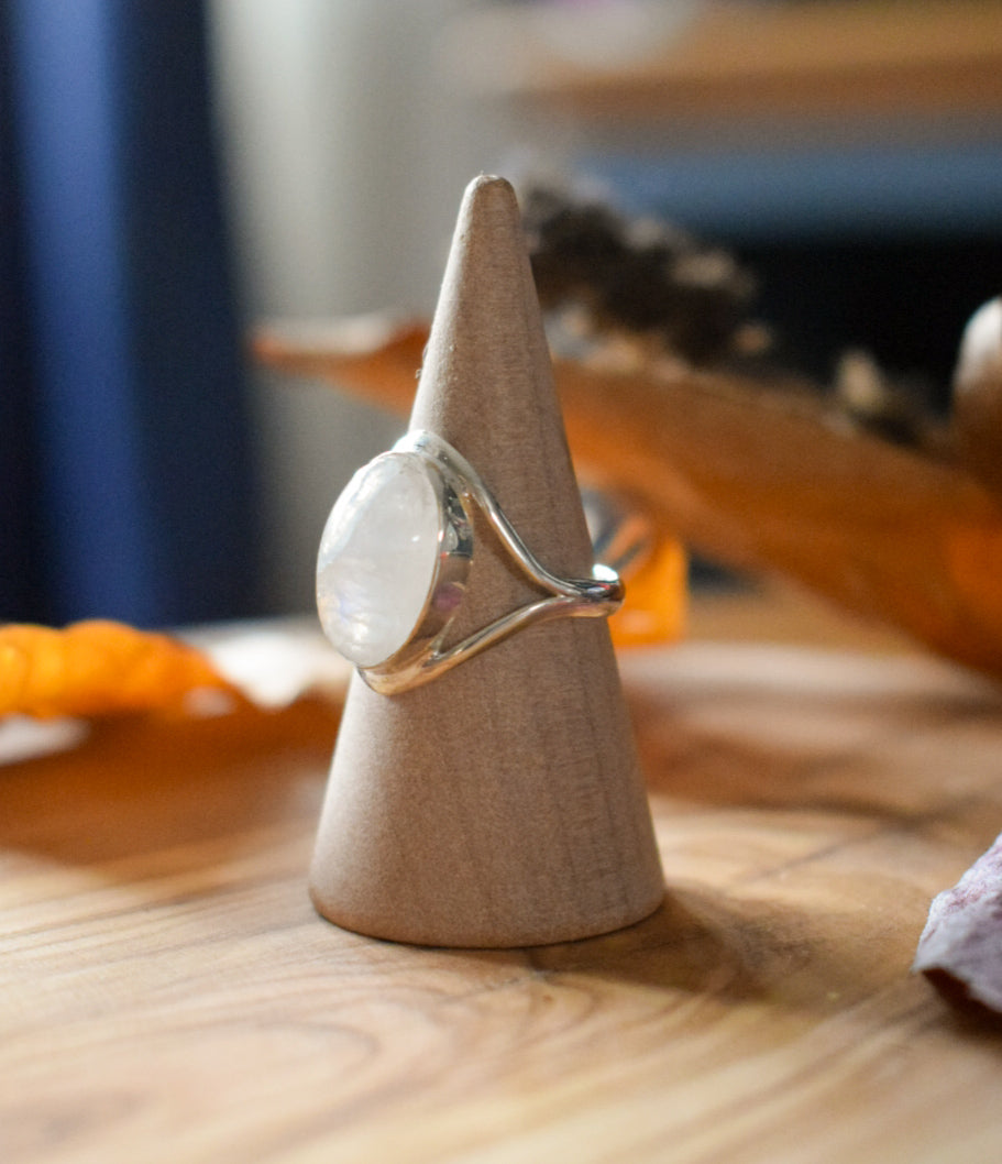 Large Moonstone Ring