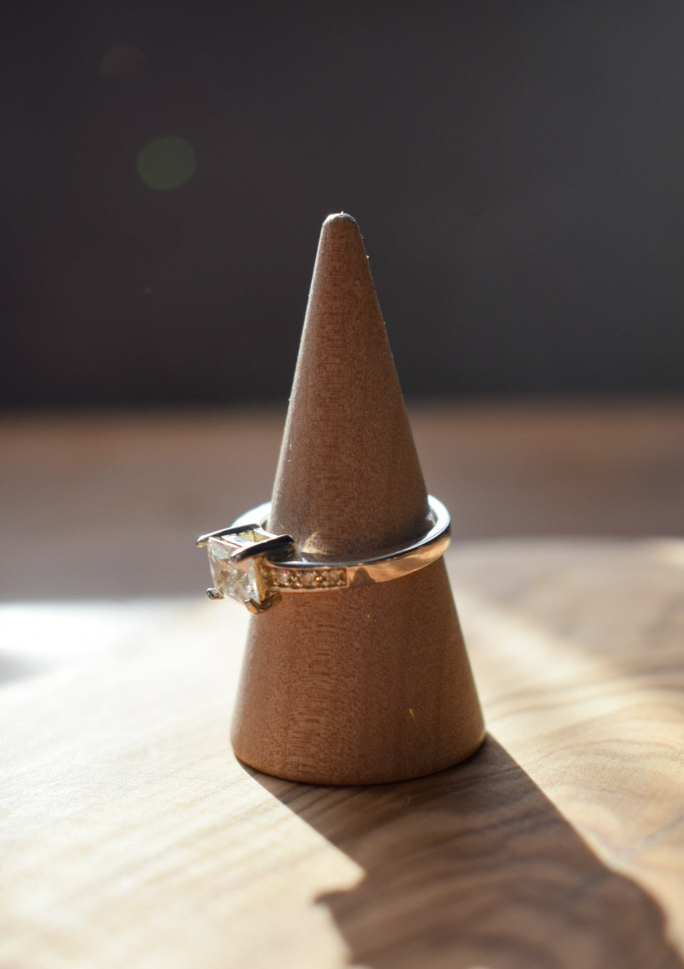 Diamanté Style Ring Size L