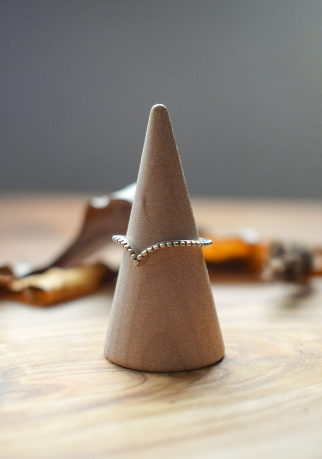 V Shaped Ring Size i