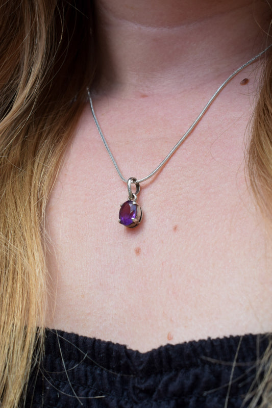 Vintage Amethyst Necklace