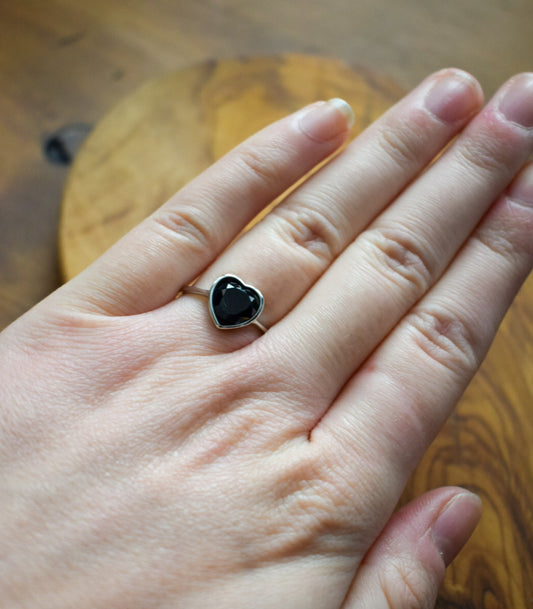 Heart Gemstone Ring