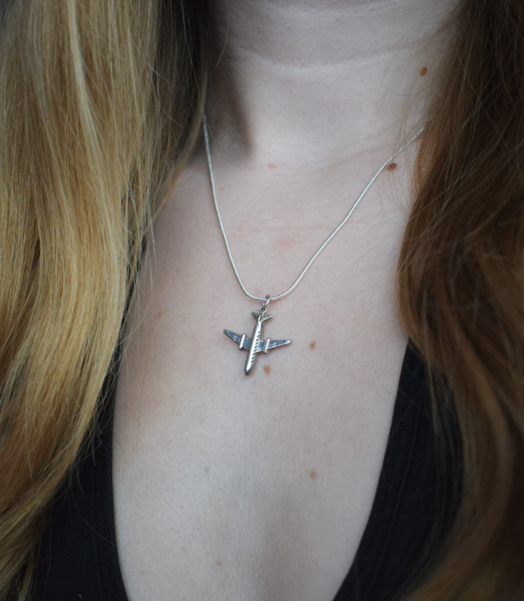 Plane Necklace