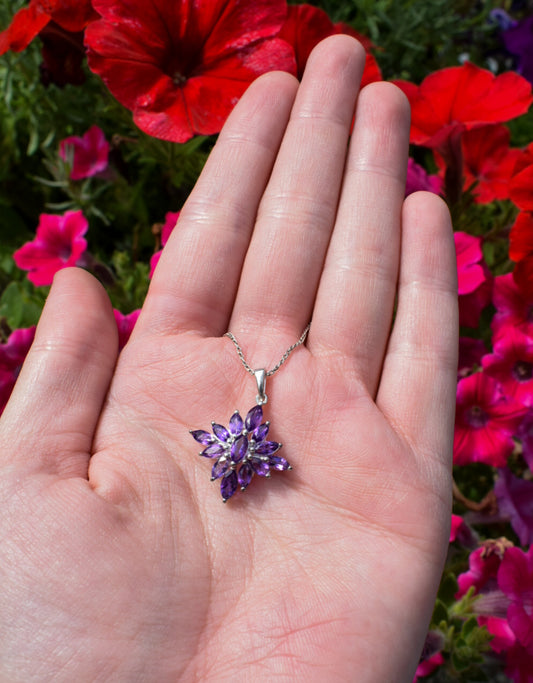 Purple Zirconia Necklace