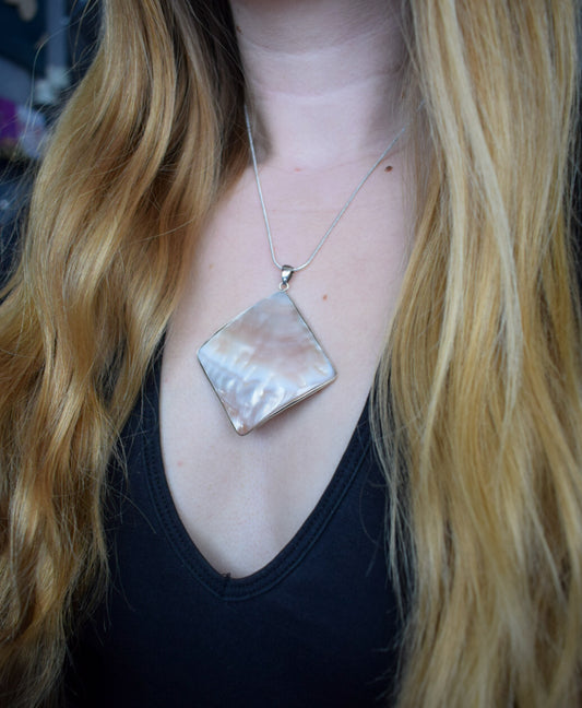 Sterling Silver Shell Necklace
